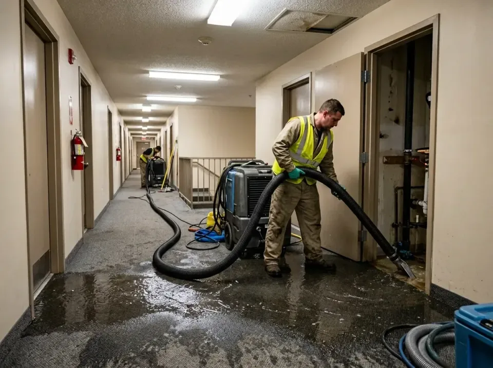multi-unit-apartment-hallway-f-005 — frequently asked questions, Emergency Burst Pipe Water Extraction & Removal in Tempe, AZ